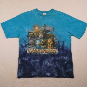 Vintage MGM Grand Lion Habitat Tie Dye T-Shirt